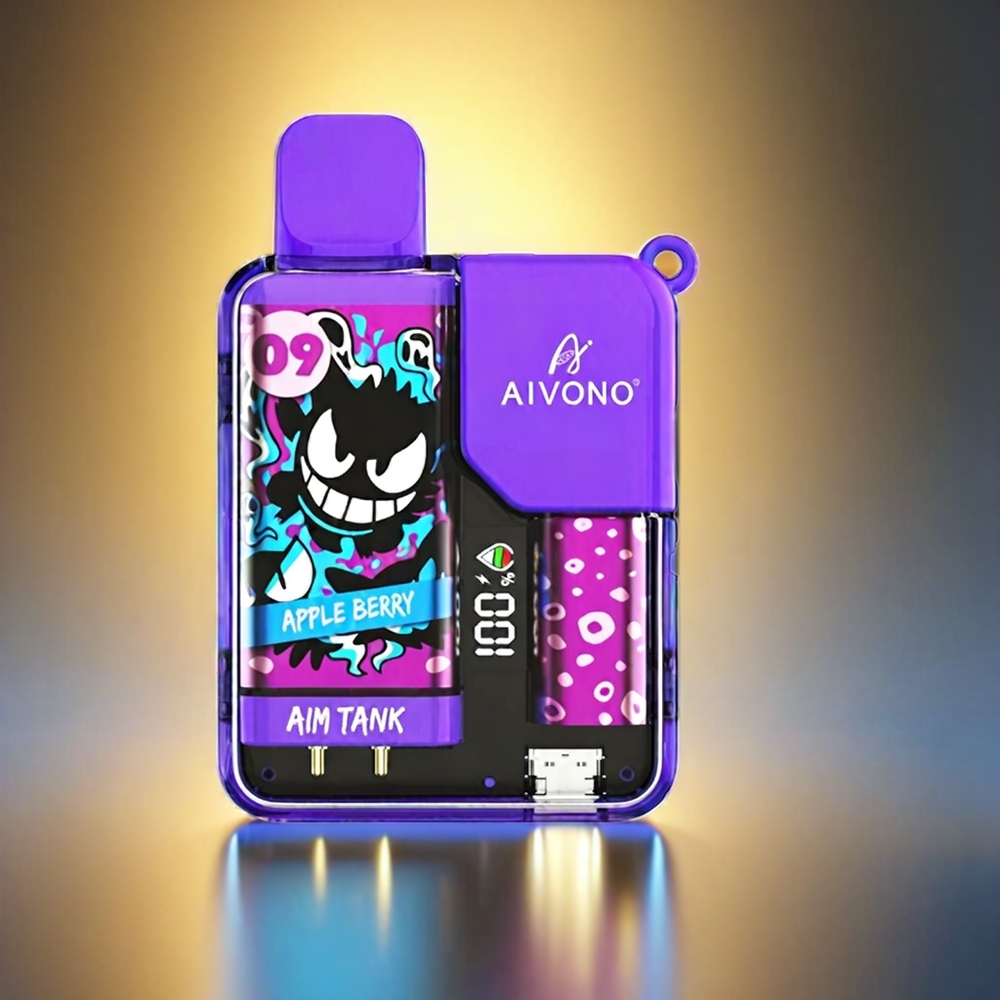 Aivono Aim Tank 9500 Puffs 18ml 650mAh LCD ジャパン まとめ買い
