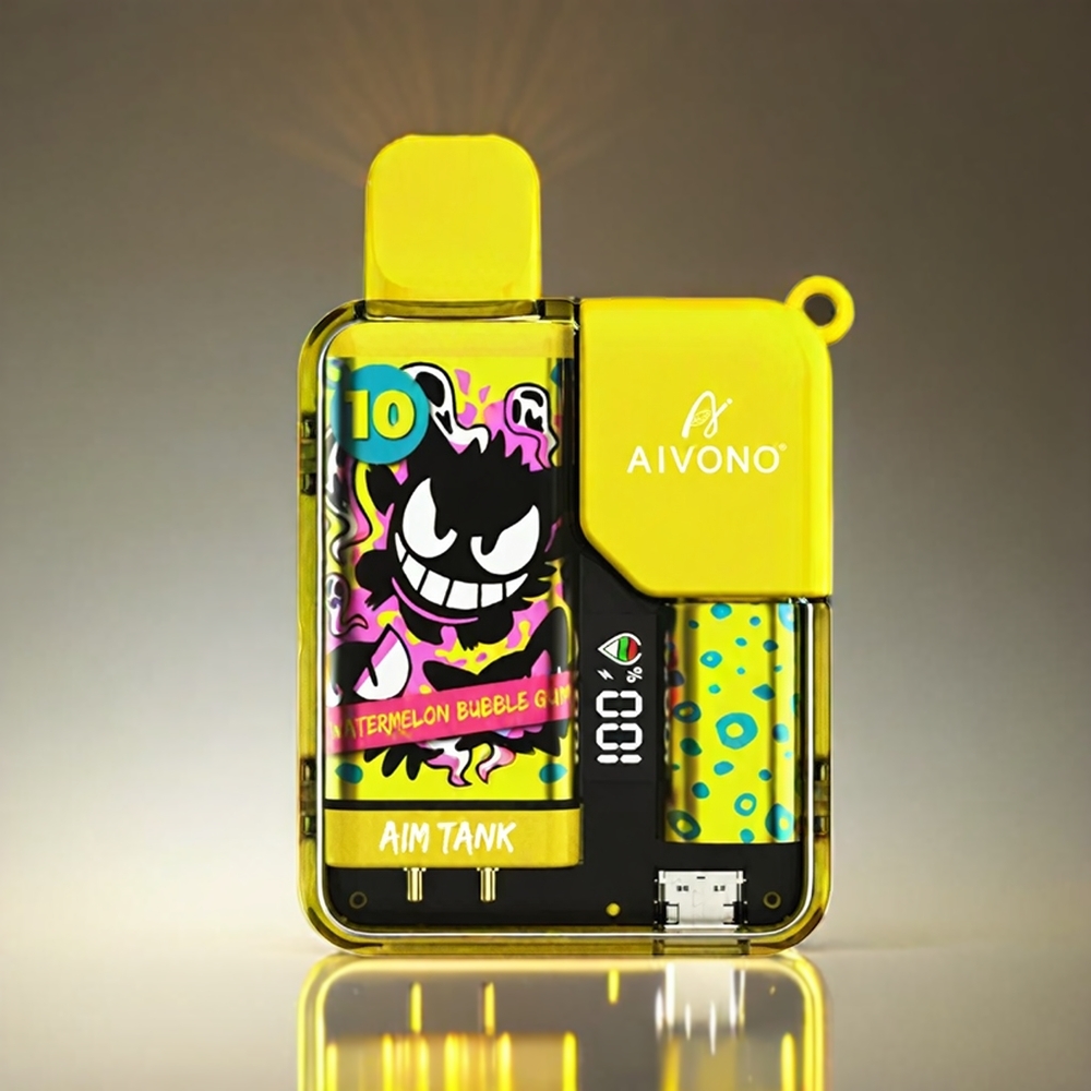 Aivono Aim Tank 9500 Puffs 18ml 650mAh LCD ジャパン まとめ買い