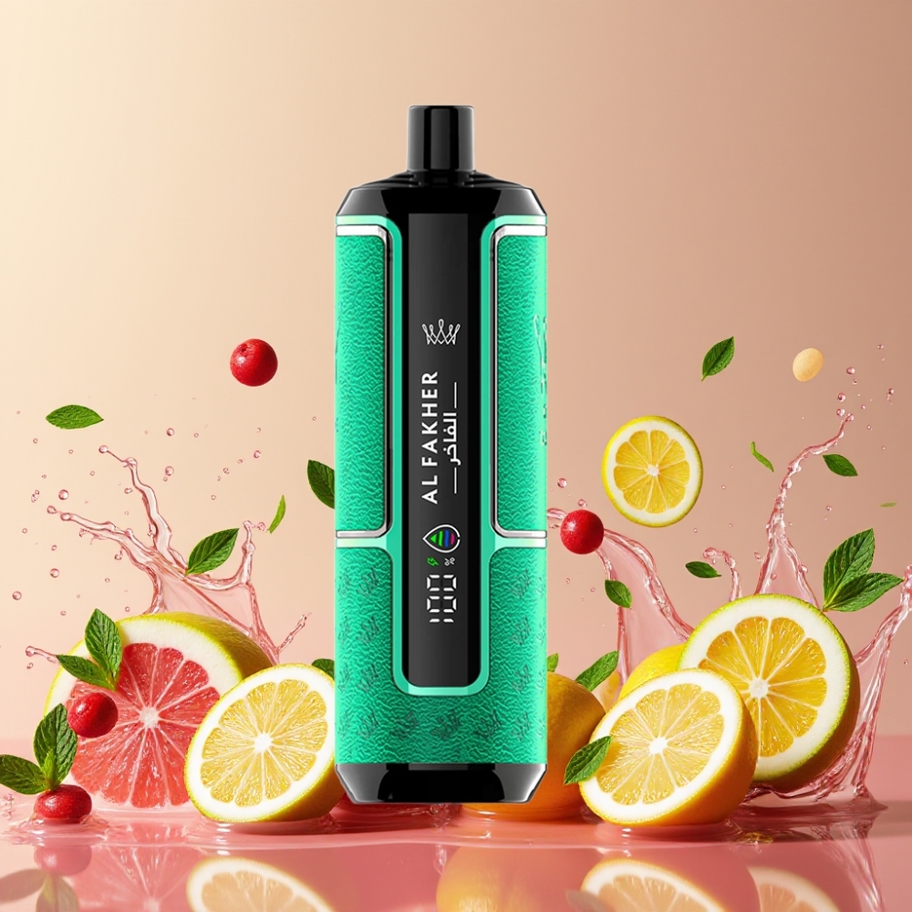 Al Fakher Crown Bar 15K Hypermax ハイパーマックス レモン ミント ジャパン まとめ買い 22ml 600mAh タイプC 20mg