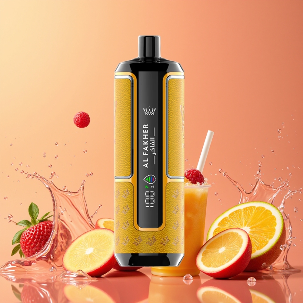Al Fakher Crown Bar 15K Hypermax マンゴーアイス ジャパン まとめ買い 22ml 600mAh Type-C