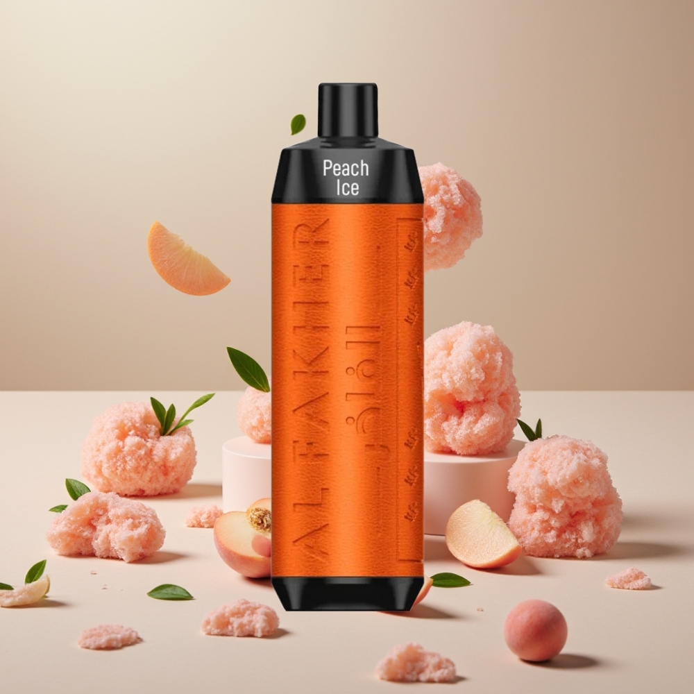 Al Fakher Crown Bar 8000 ピーチアイス ジャパン まとめ買い 18ml 5mg 600mah USB-C
