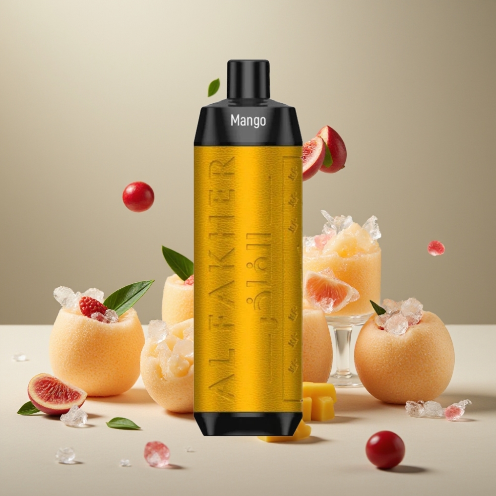 Al Fakher Crown Bar 8000 クリスタル 使い捨てベイプ マンゴーアイス ジャパン まとめ買い 600mah 18ml 5mg