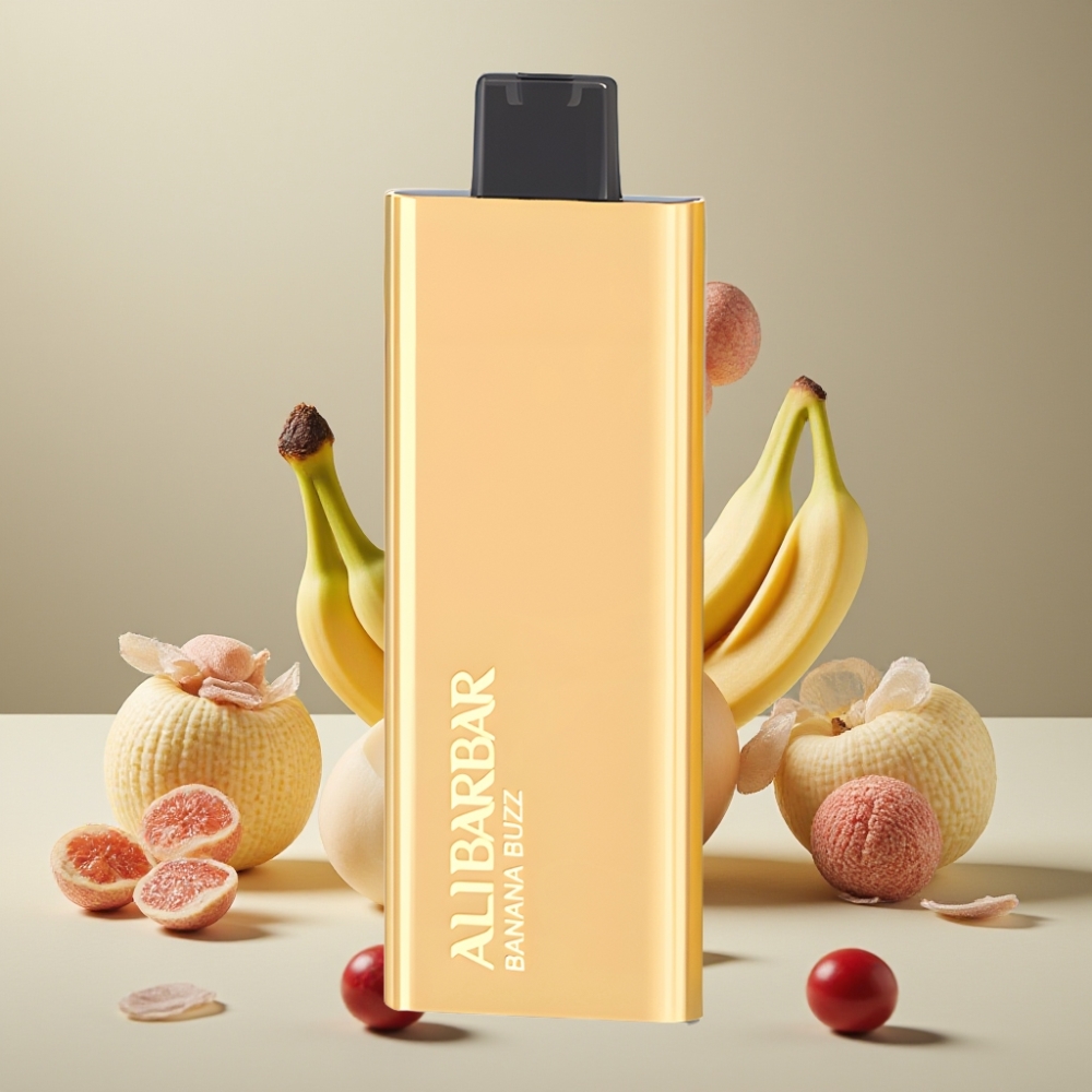 Alibarbar Pandora 7000パフ バナナバズ ジャパン まとめ買い 17ml 1.0Ω