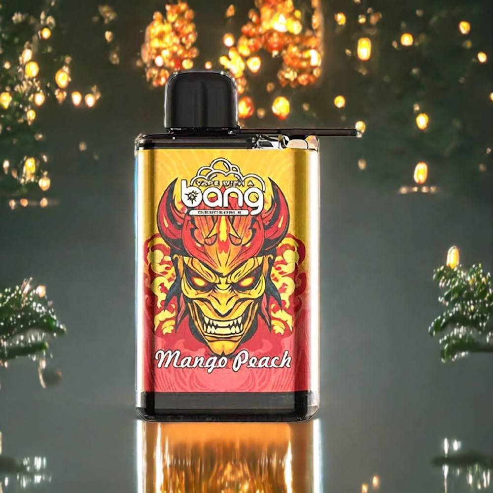 Bang 28000パフ マンゴーピーチ ジャパン まとめ買い 0% 30ml 650mAh