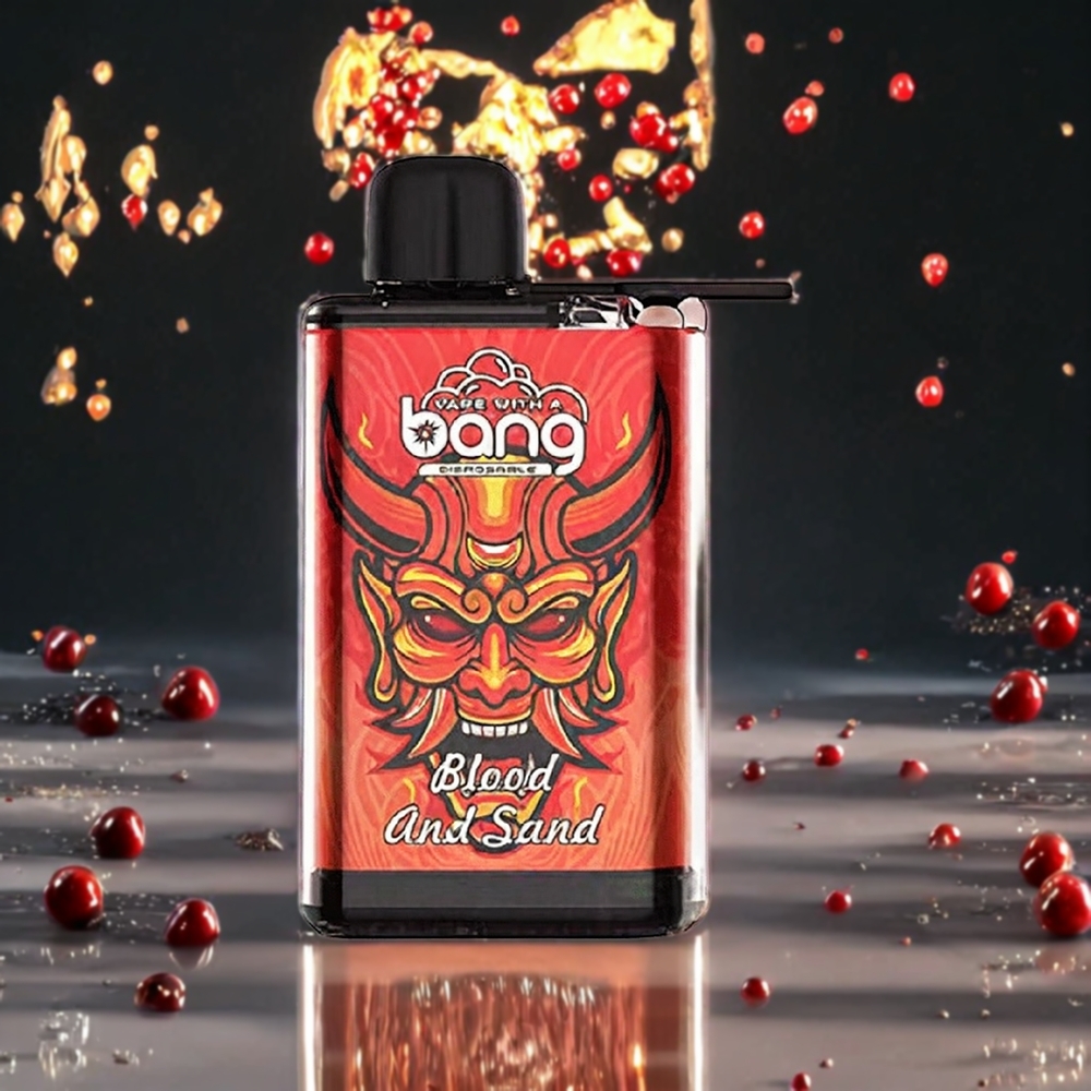 Bang 28000パフ ディスポーザブルベイプ ブラッドアンドサンド ジャパン まとめ買い 0-5% 650mAh 30ml
