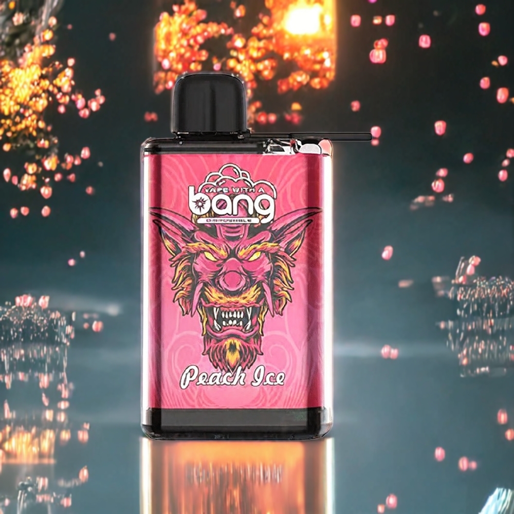 Bang 28000パフ ピーチアイス ジャパン まとめ買い 0%ニコチン 650mAh 30ml