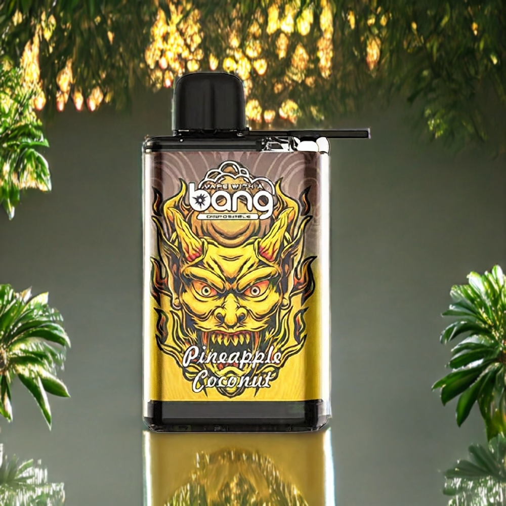 Bang 28000 Puffs パイナップルココナッツ ジャパン まとめ買い 0% 30ml 650mAh