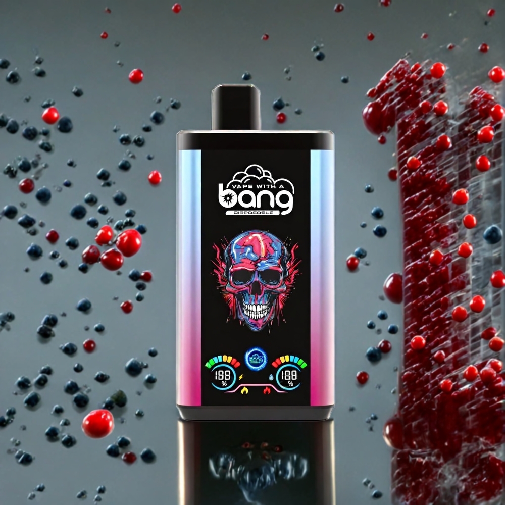 Bang 30K Pro 30000パフ ブルーベリー チェリー クランベリー & ウォーターメロン ベリー ブーム ジャパン まとめ買い 36ml 550mAh デュアルフレーバー