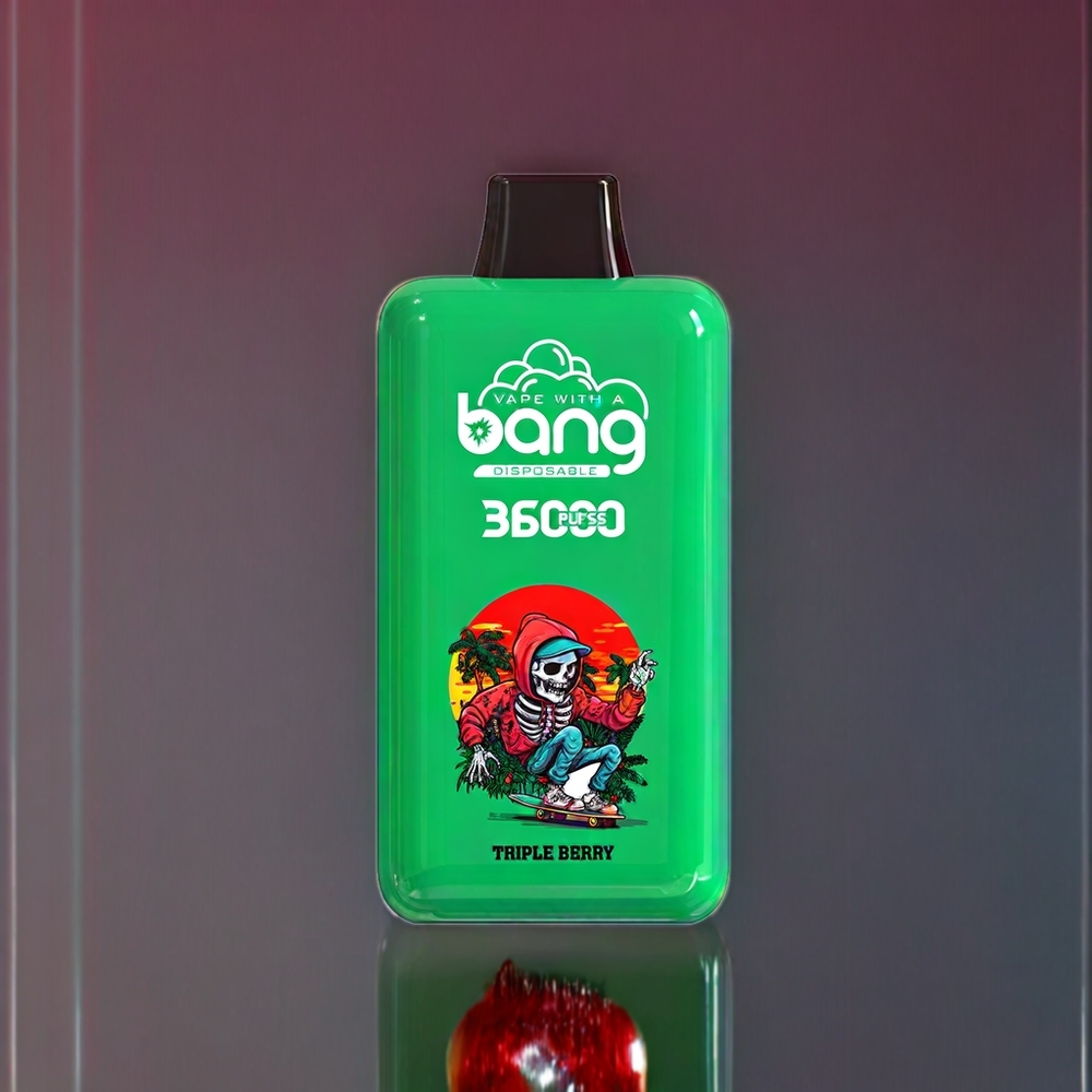 Bang 36000 Power パワーディスポーザブルベイプ トリプルベリー 36000回 ジャパン まとめ買い 36ml 5%