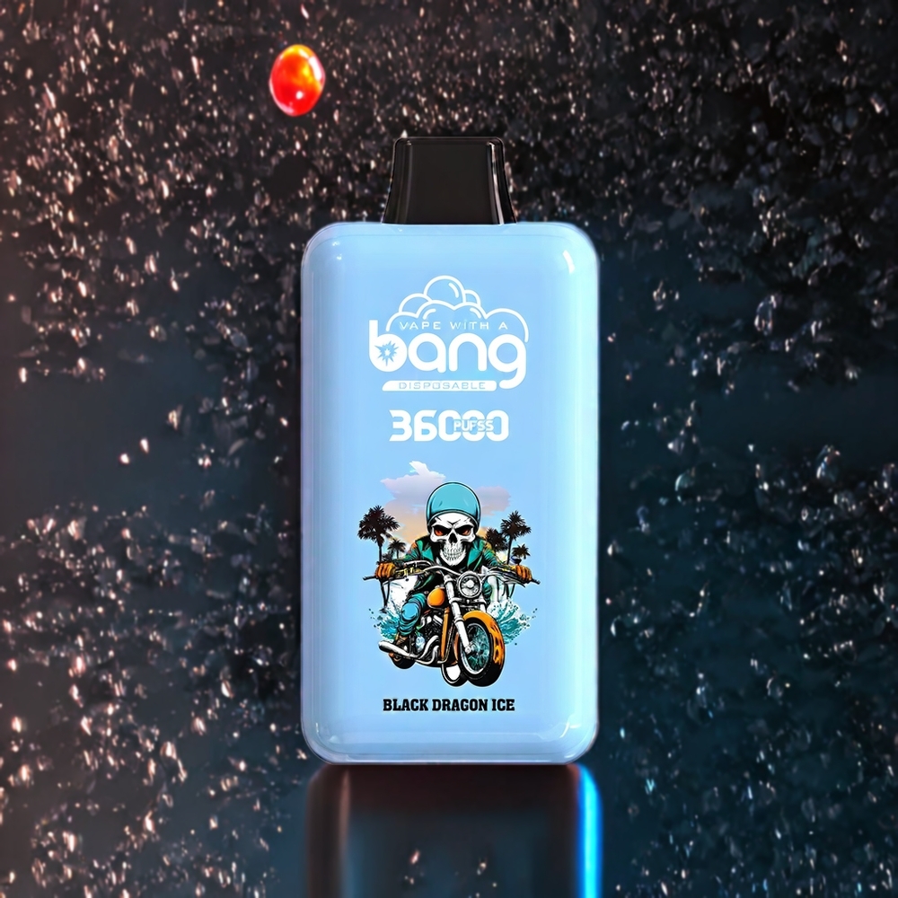 Bang 36000 Power パフ ブラックドラゴンアイス ジャパン まとめ買い 850mAh 36ml