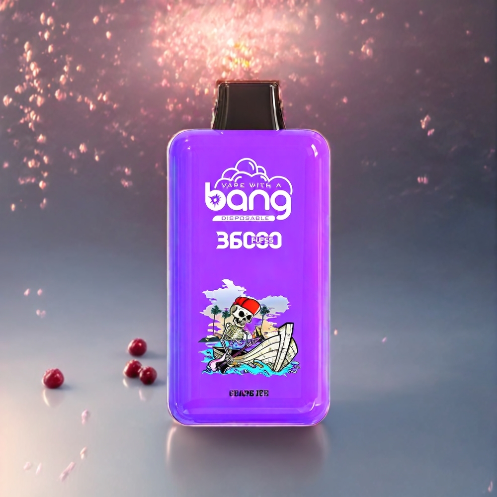 Bang 36000 Power グレープアイス ジャパン まとめ買い 850mAh 36ml