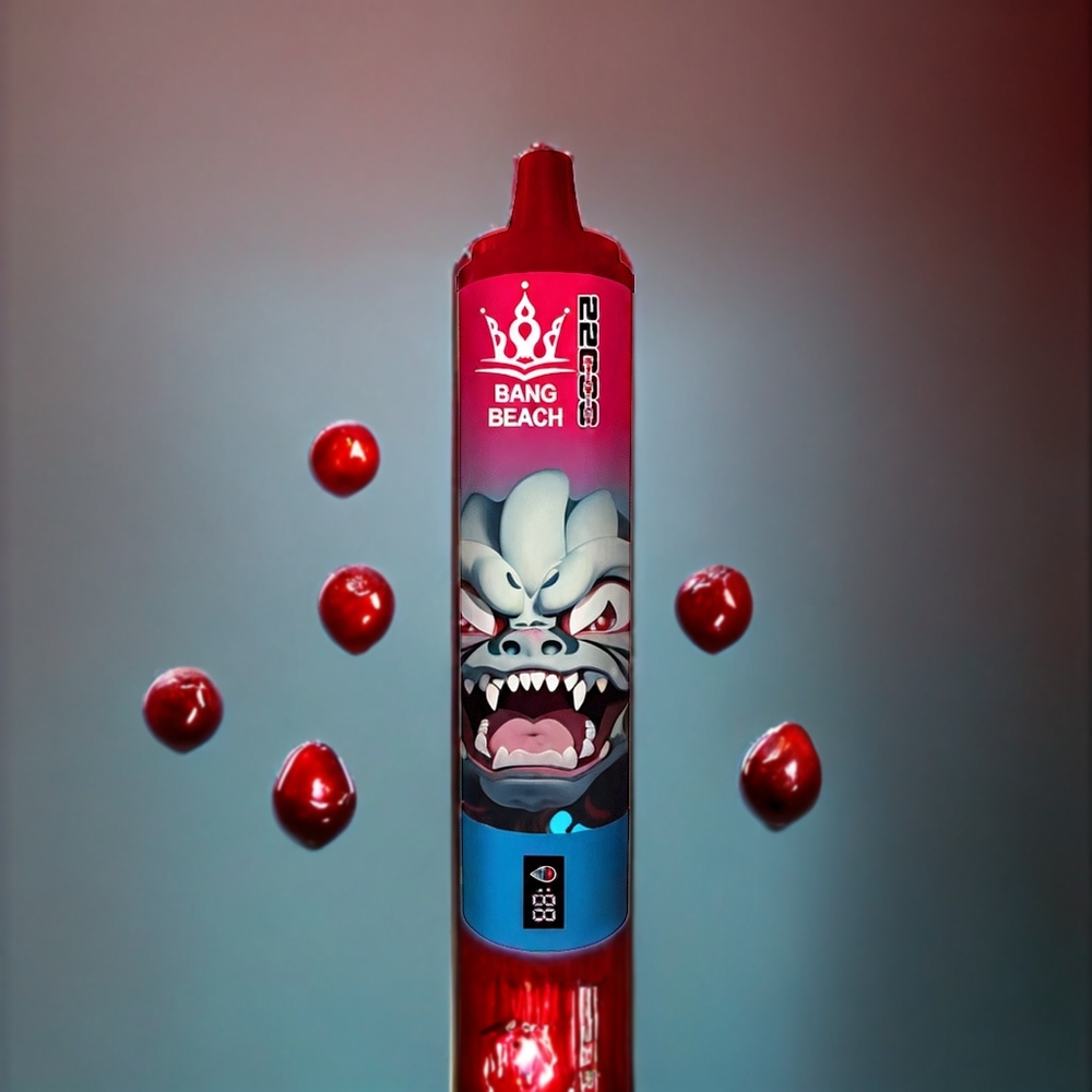 Bang Beach 22000 プッフス チェリー ジャパン まとめ買い 36ml 650mAh 0-5%