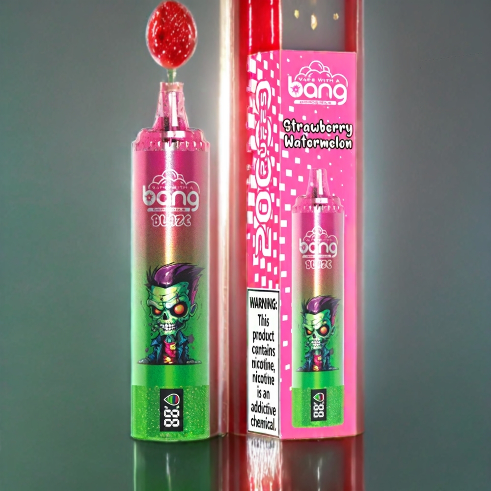 Bang Blaze Tornado 20000パフ ストロベリーメロン ジャパン まとめ買い Type-C 空気調節 0-5%ニコチン