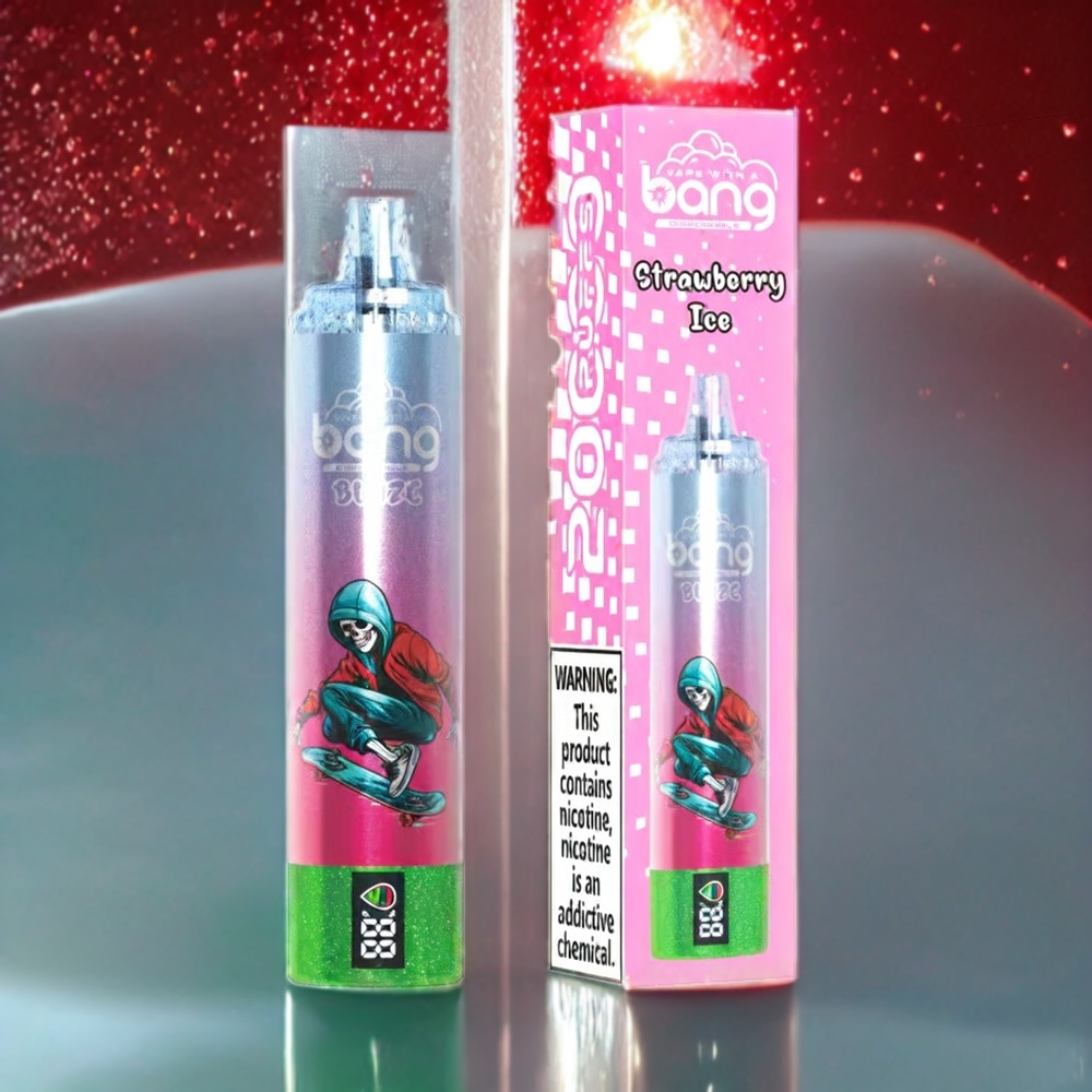 Bang Blaze Tornado 20000パフ ストロベリーアイス ジャパン まとめ買い Type-C充電 空気調節 0-5%ニコチン
