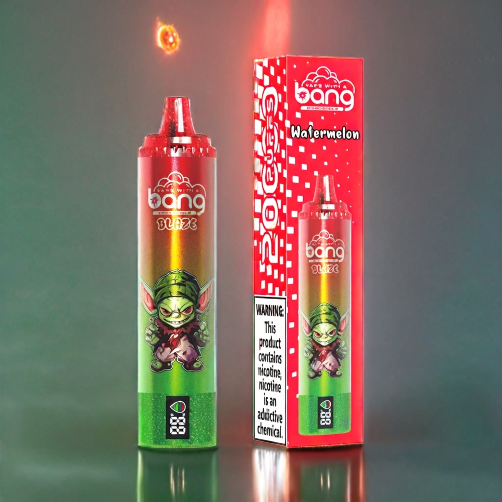 Bang Blaze Tornado 20000パフ スイカ ジャパン まとめ買い Type-C充電 空気調節 0-5%ニコチン
