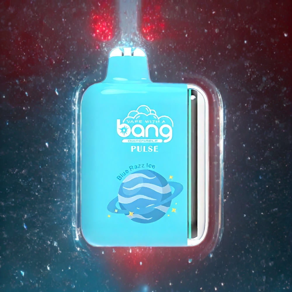 Bang Pulse 18000パフス ブルーレズアイス タイプC 650mAh 26ml 1.0オーム ジャパン まとめ買い