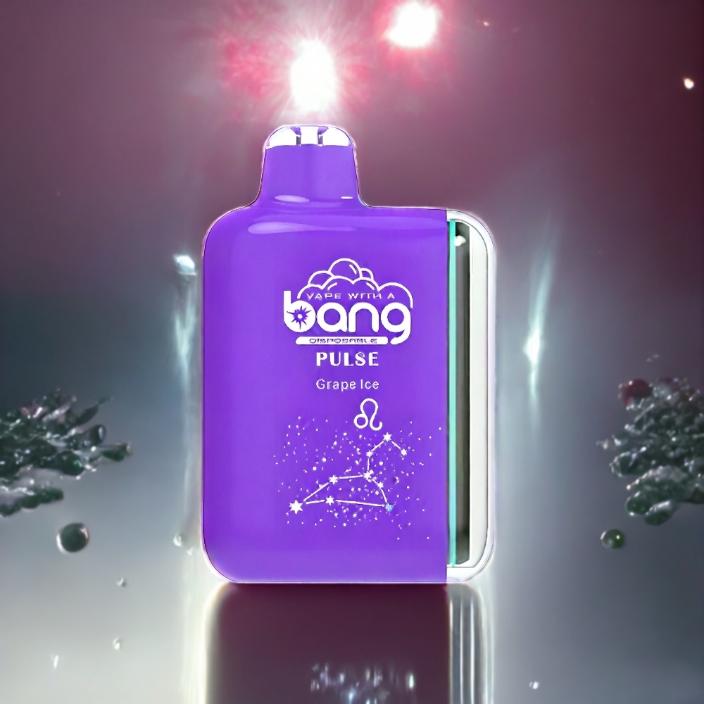 Bang Pulse 18000パフ グレープアイス ジャパン まとめ買い Type-C 650mAh 26ml 1.0オーム