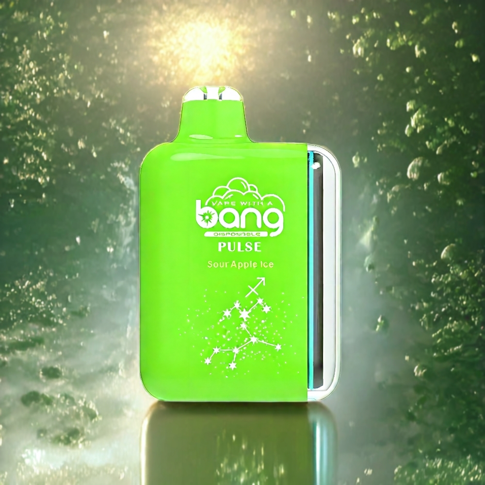 Bang Pulse 18000パフ サワーアップルアイス ジャパン まとめ買い Type-C 650mAh 26ml 1.0オーム