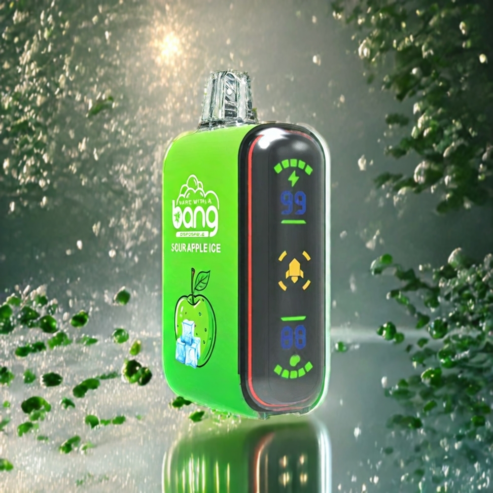 Bang Rocket 18000パフ サワーアップルアイス ジャパン まとめ買い 26ml 650mAh 0-5%ニコチン