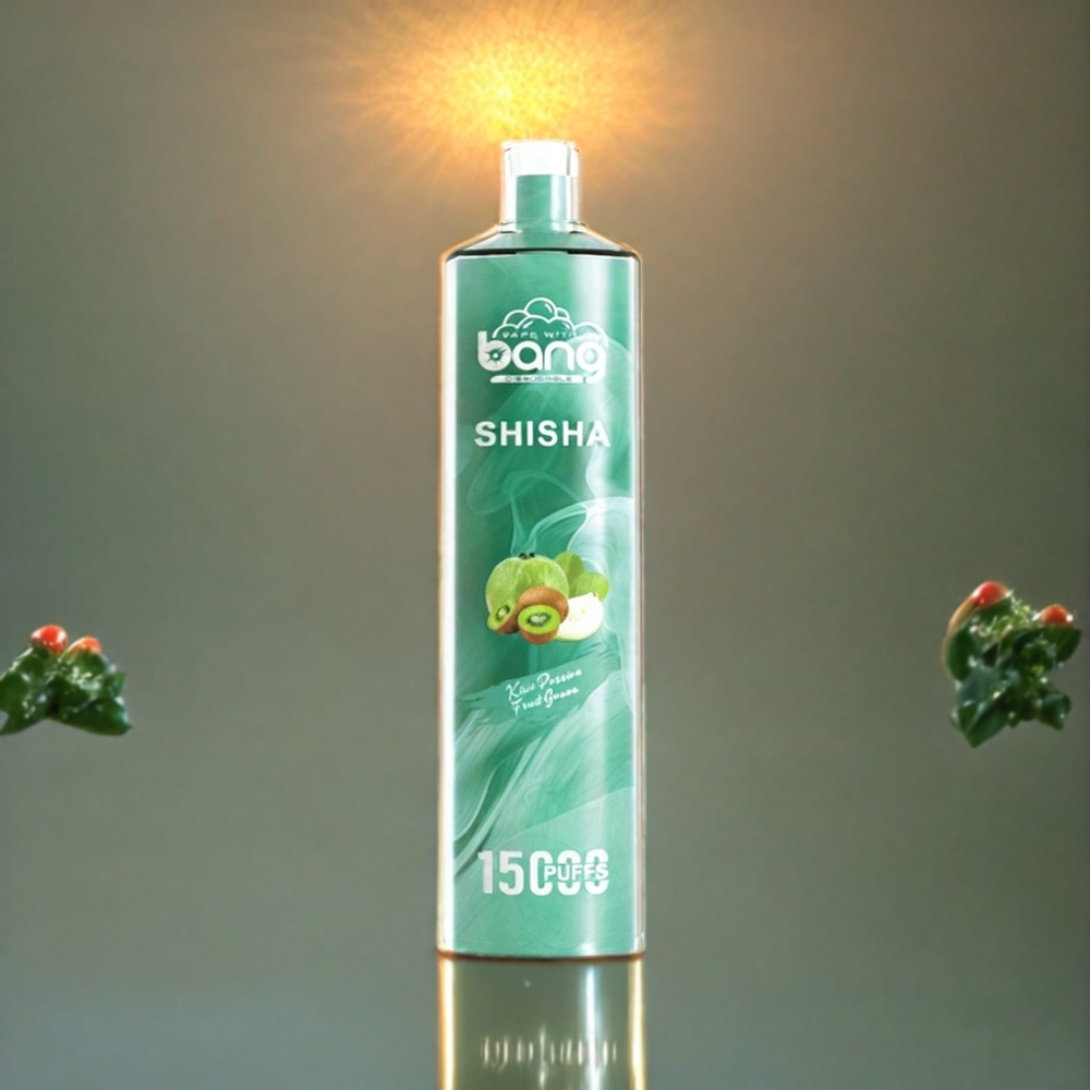 Bang Shisha 15000パフ キウイパッションフルーツグアバ ジャパン まとめ買い 23ml 600mAh Type-C