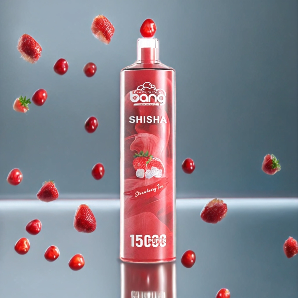 Bang Shisha 15000パフ ストロベリーアイス ジャパン まとめ買い 23ml 600mAh Type-C