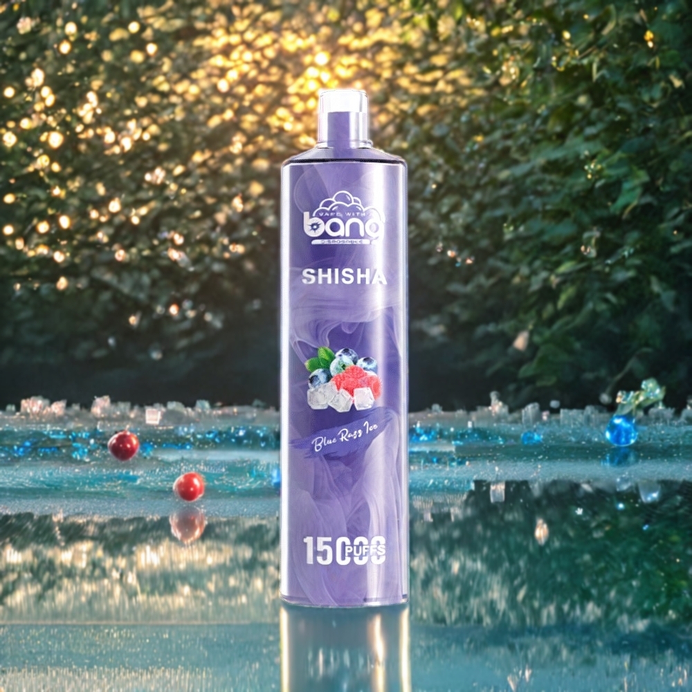 Bang Shisha 15000パフ ブルーレズアイス ジャパン まとめ買い 23ml 600mAh Type-C充電