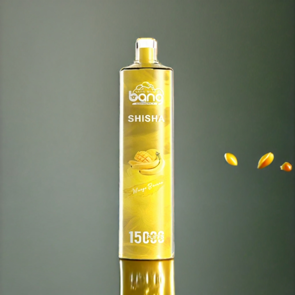 Bang Shisha 15000パフ マンゴーバナナ ジャパン まとめ買い 23ml 600mAh Type-C DTL