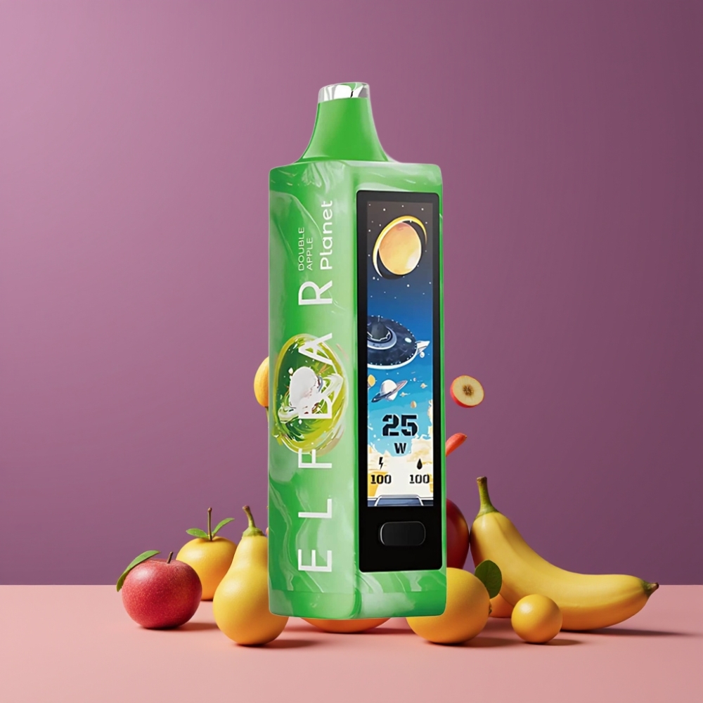 ELF BAR Planet 25000パフ ダブルアップル ジャパン まとめ買い 5%ニコチン 18ml 800mAh