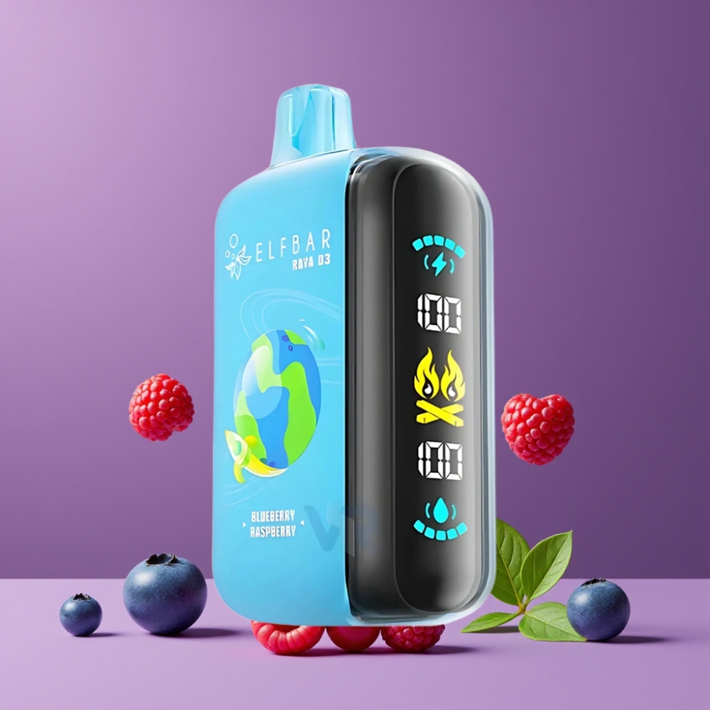ELF BAR RAYA D3 25000パフ ブルーベリーレイズベリー ジャパン まとめ買い 850mAh 23ml 5% Type-C