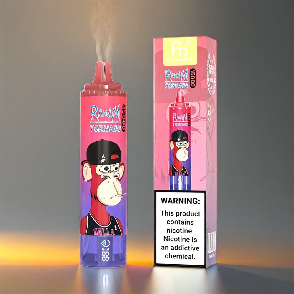 Fumot RandM Tornado 15000 Puffs 25ml 850mAh Mesh ジャパン まとめ買い