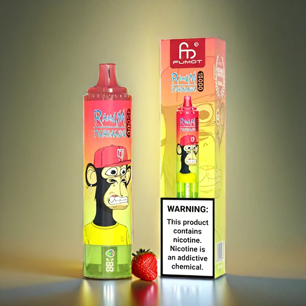 Fumot RandM Tornado 15,000 Puffs 25ml 850mAh LCD ジャパン まとめ買い
