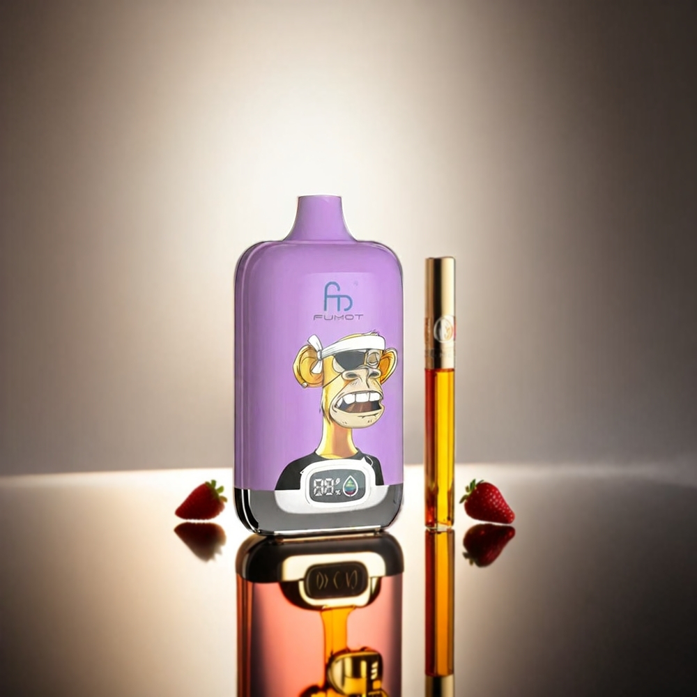Fumot Tornado Digital Box 12000 Puffs 20ml 550mAh 5% ストロベリーグレープ ジャパン まとめ買い