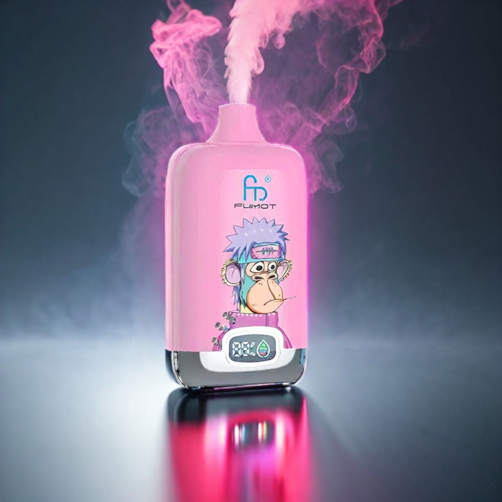 Fumot Tornado Digital Box 12000 Puffs 20ml 550mAh 67g Type-C ジャパン まとめ買い
