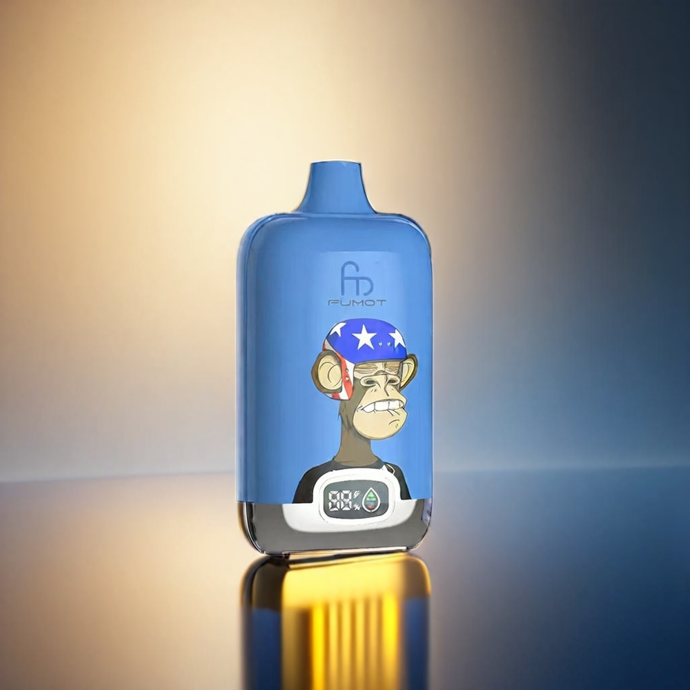 Fumot Tornado Digital Box 12000 Puffs 20ml 550mAh Mesh Coil MTL ブルーベリーバブルガム ジャパン まとめ買い