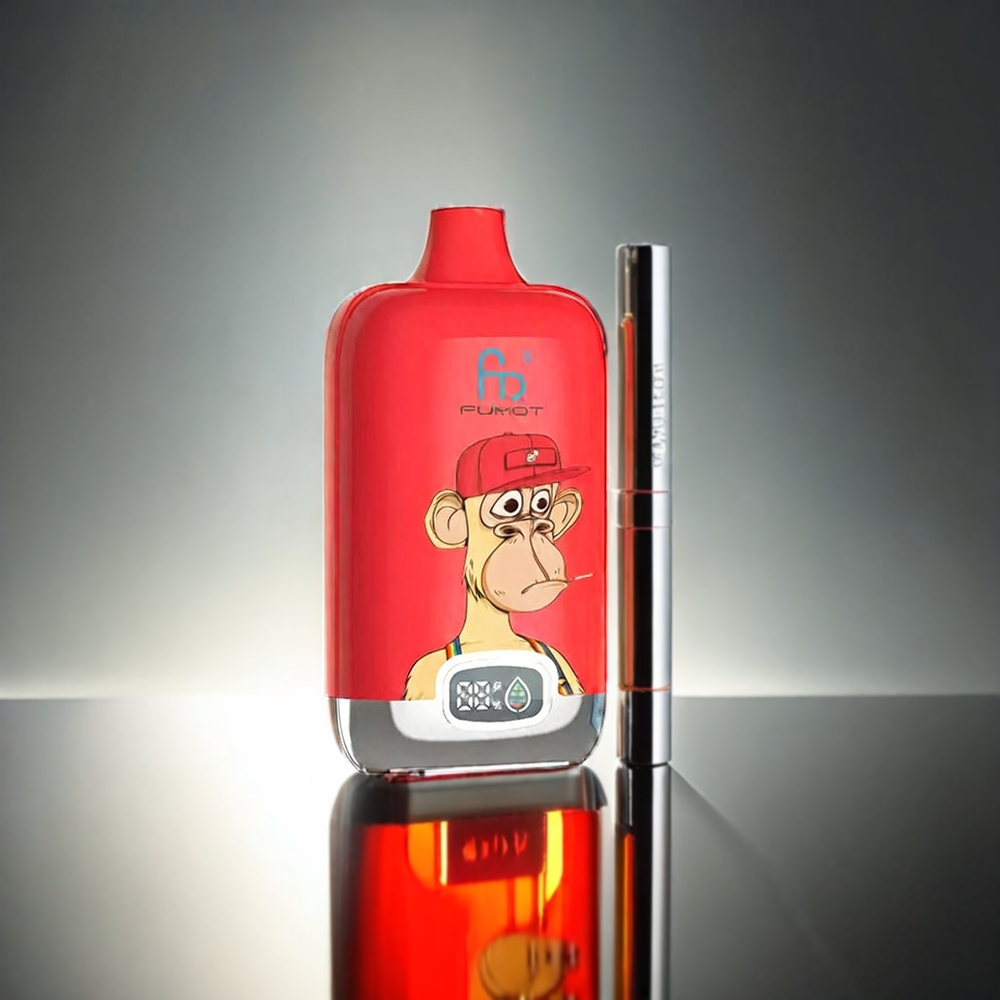 Fumot Tornado Digital Box 12000 Puffs 20ml Type-C 550mAh MTL レッドエナジーアイス ジャパン まとめ買い