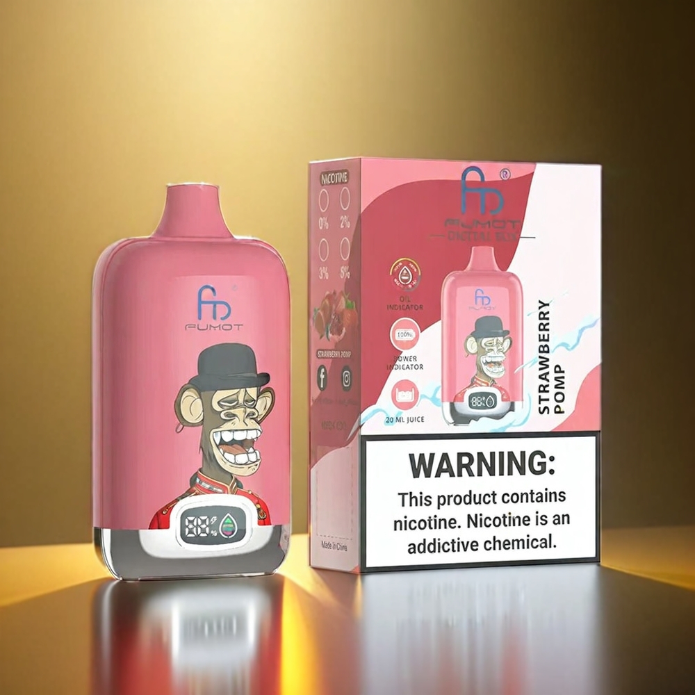 Fumot Tornado Digital Box Mesh 20ml 12000 Puffs ジャパン まとめ買い