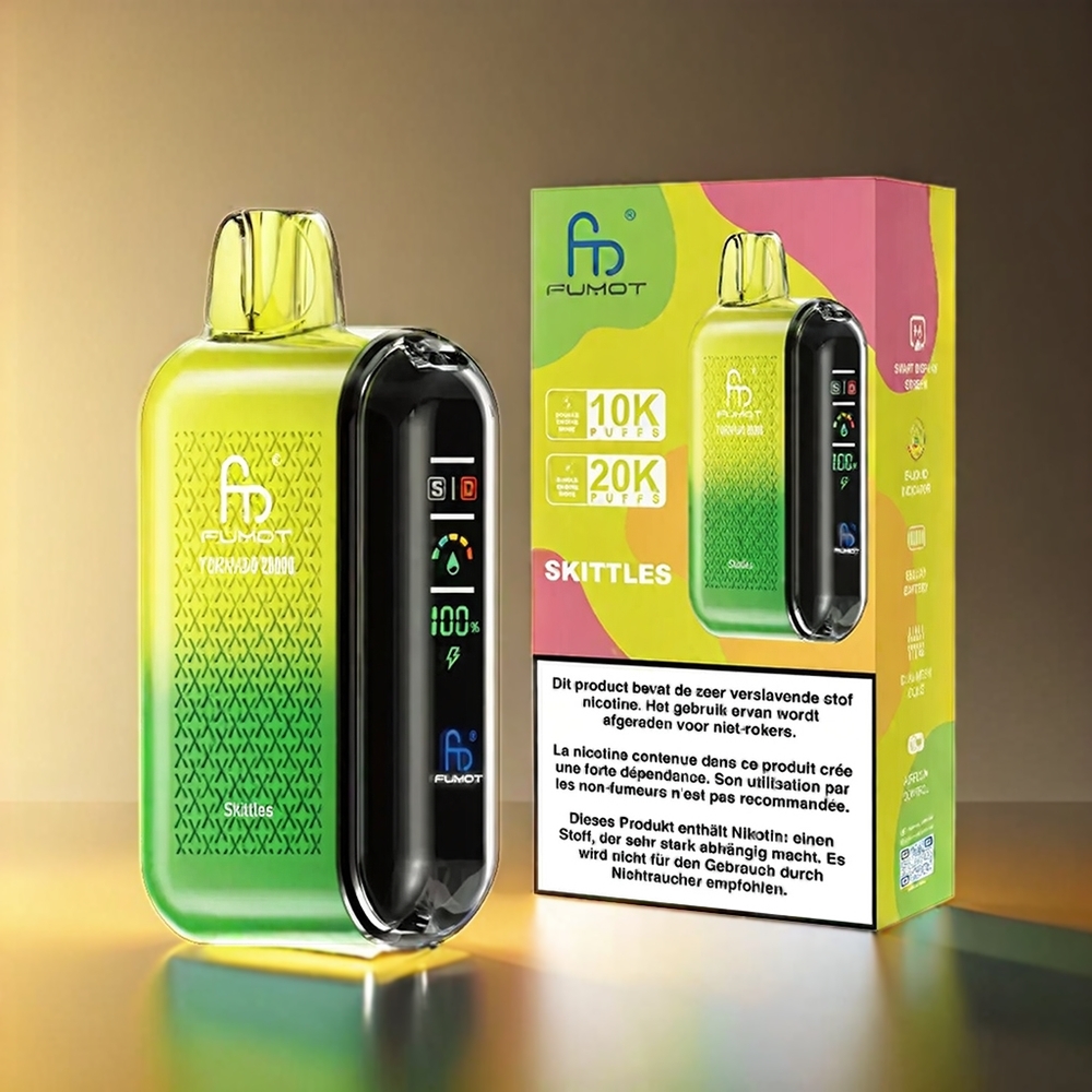 Fumot Tornado 20000 Puffs DualMesh 20ml 850mAh スキットルズ ジャパン まとめ買い