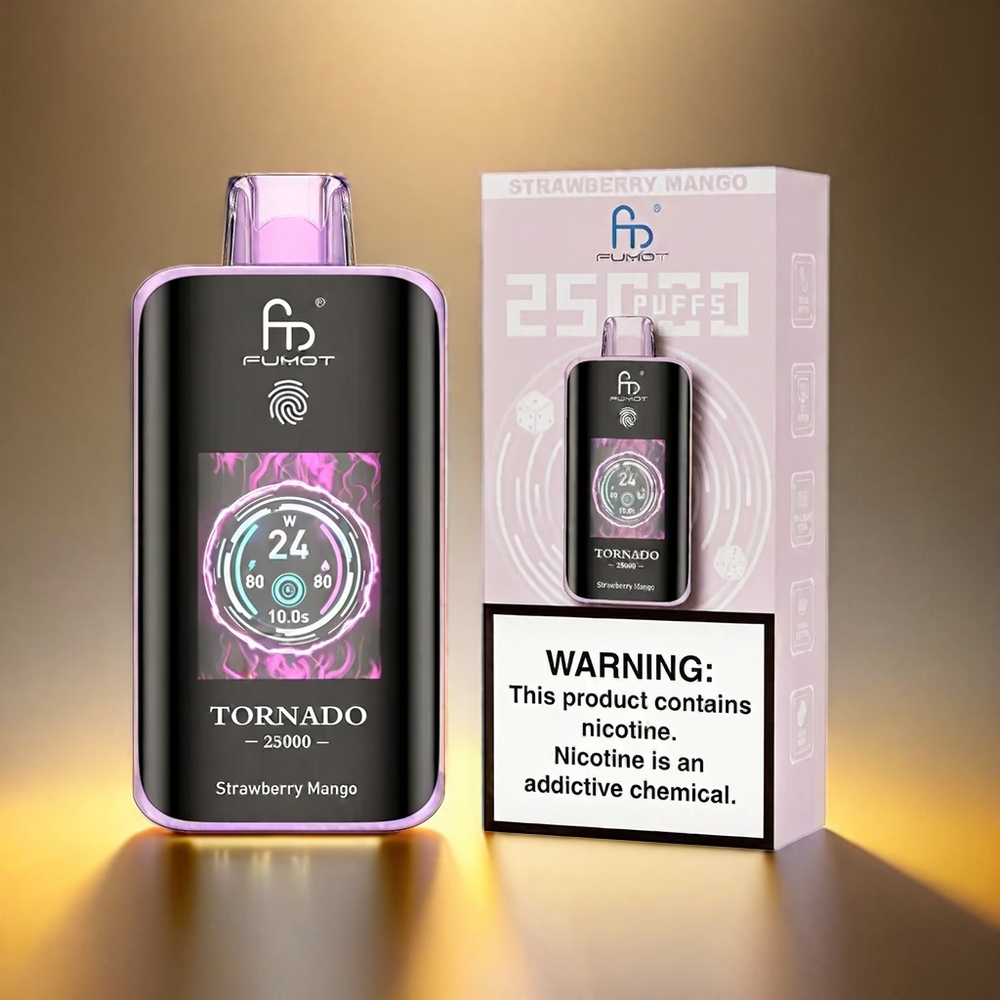 Fumot Tornado 25000 Puffs 700mAh 20ml ストロベリーマンゴ ジャパン まとめ買い