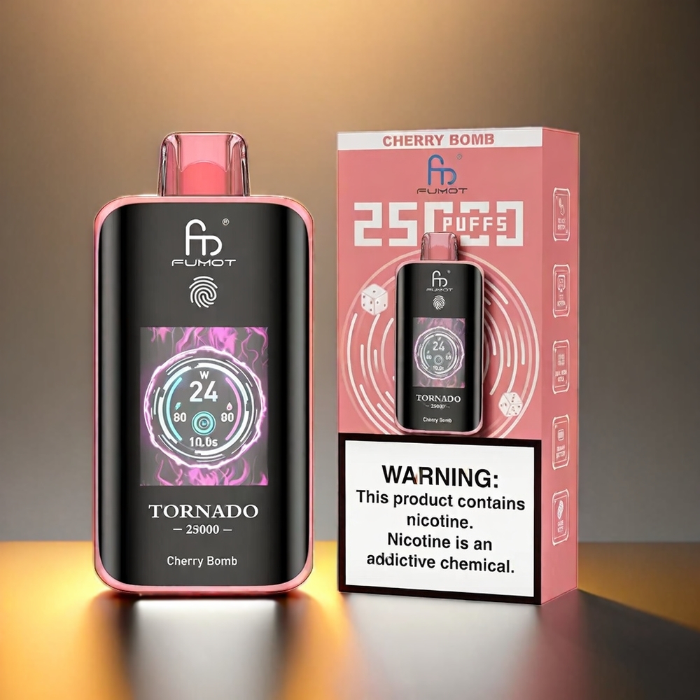 Fumot Tornado 25000 Puffs 700mAh 20ml タイプC ジャパン まとめ買い