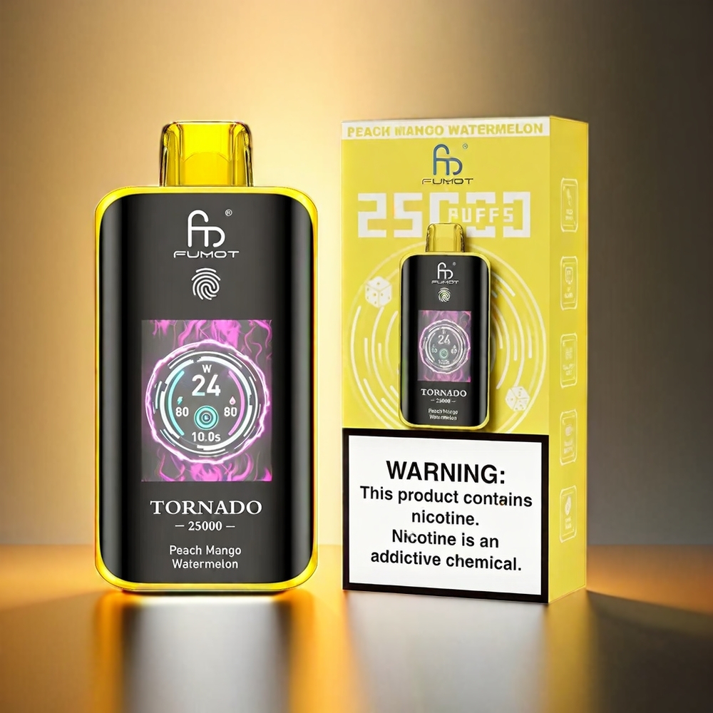Fumot Tornado 25000 Puffs HD Screen 700mAh 20ml ジャパン まとめ買い