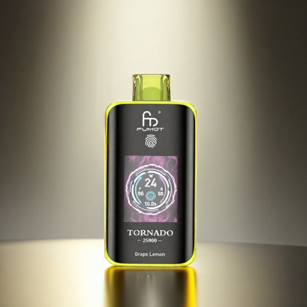 Fumot Tornado 700mAh 20ml 25000 Puffs グレープレモン ジャパン まとめ買い