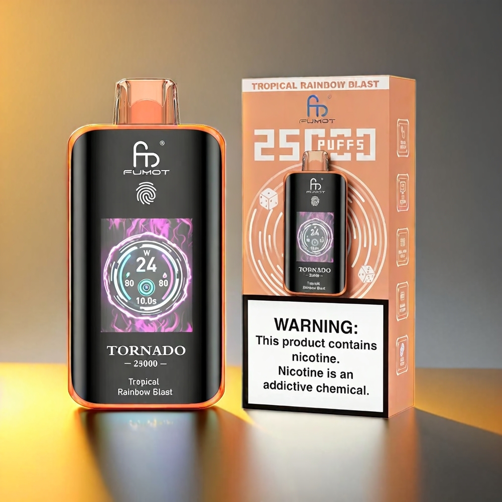 Fumot Tornado 700mAh 20ml 25000 Puffs ジャパン まとめ買い