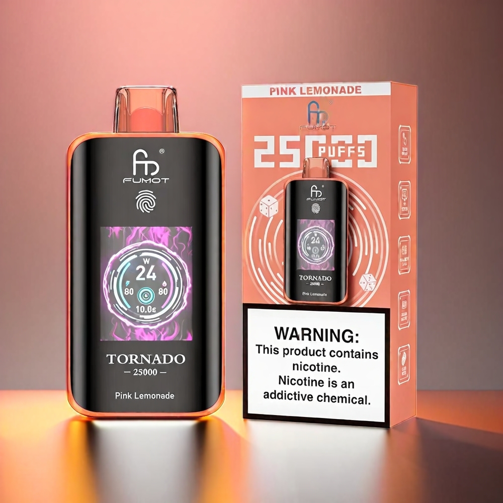 Fumot Tornado 700mAh 25000 Puffs 20ml ジャパン まとめ買い