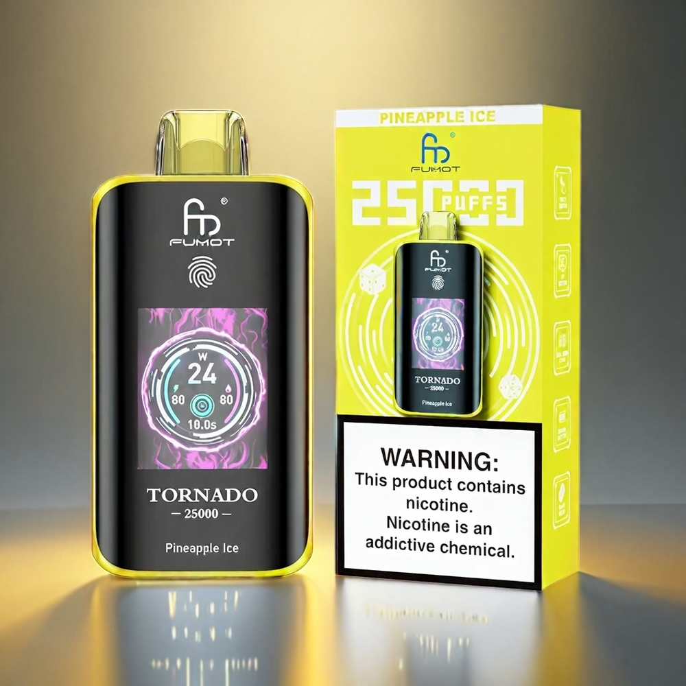 Fumot Tornado HD 700mAh 25000 Puffs ジャパン まとめ買い