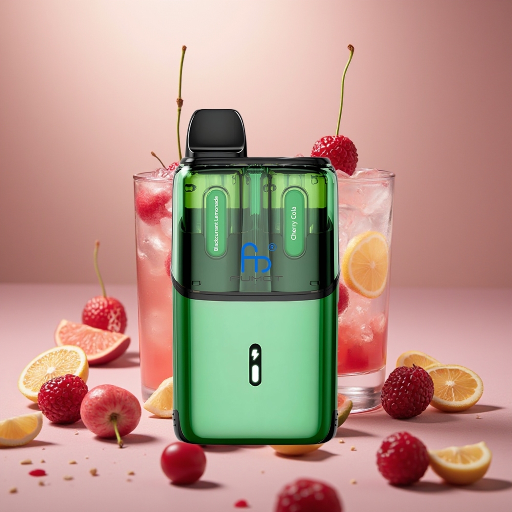 Fumot Ultra T32000 32000回 ブラックカラントレモネード&チェリーコーラ ジャパン まとめ買い 800mAh 24ml