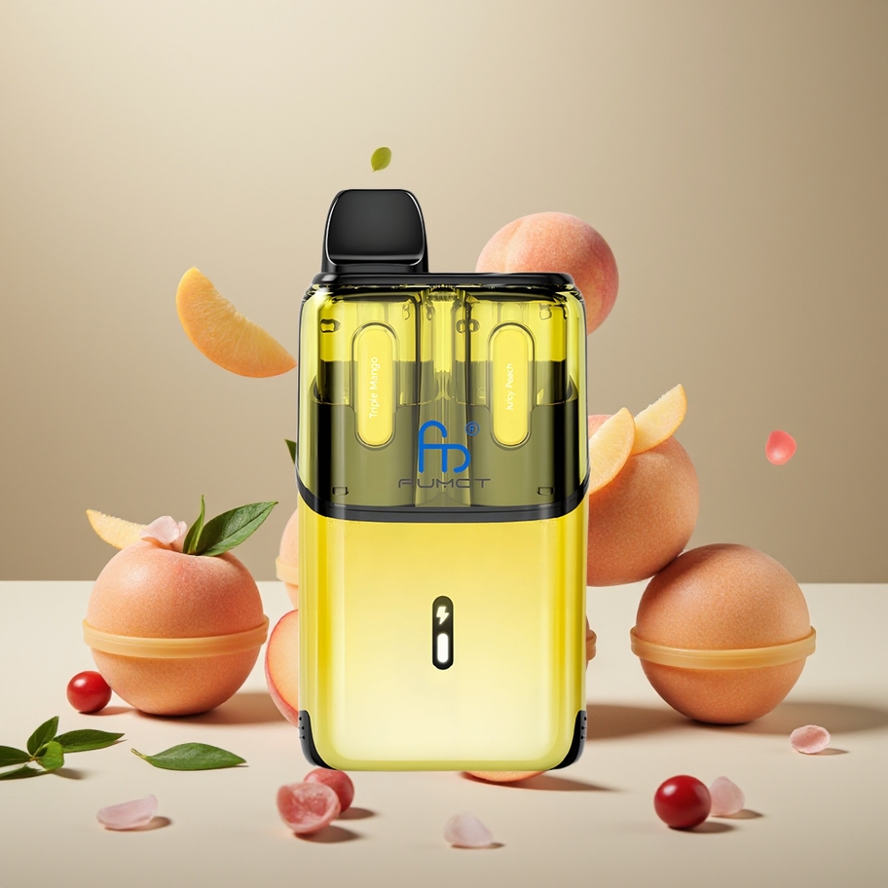 Fumot Ultra T32000 32000回 トリプルマンゴー&ジューシーピーチ ジャパン まとめ買い 800mAh 24ml Type-C
