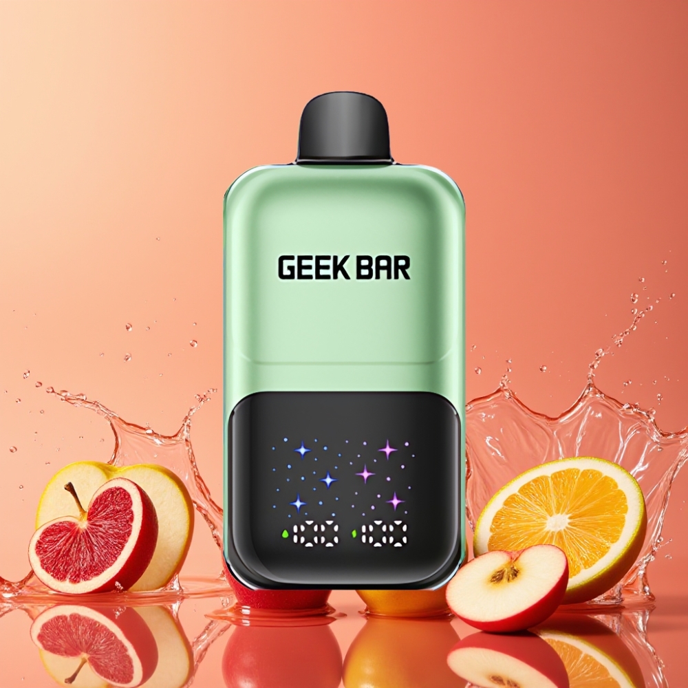 GEEKBAR 2GO 50000 ダブルアップル ジャパン まとめ買い 大画面 3段階調整 デュアルタンク