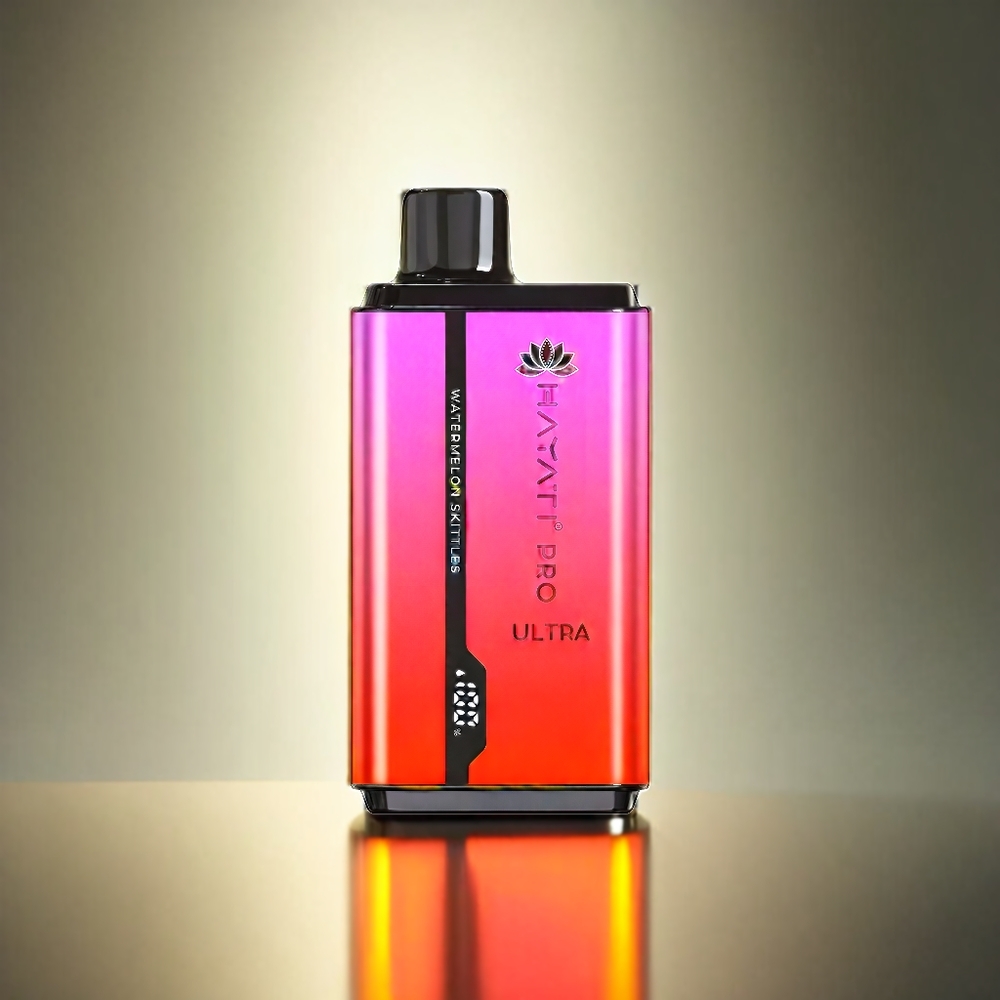 Hayati Pro Ultra 15000+ Puffs 2 12ml 2% スキットルズウォーターメロン ジャパン まとめ買い