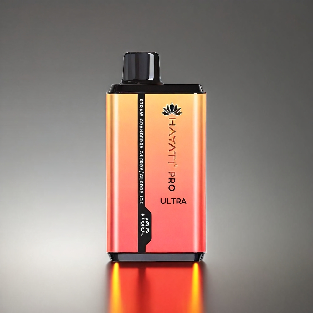 Hayati Pro Ultra 15000 Puffs 2 12ml ストロベリークランベリー チェリーアイス ジャパン まとめ買い