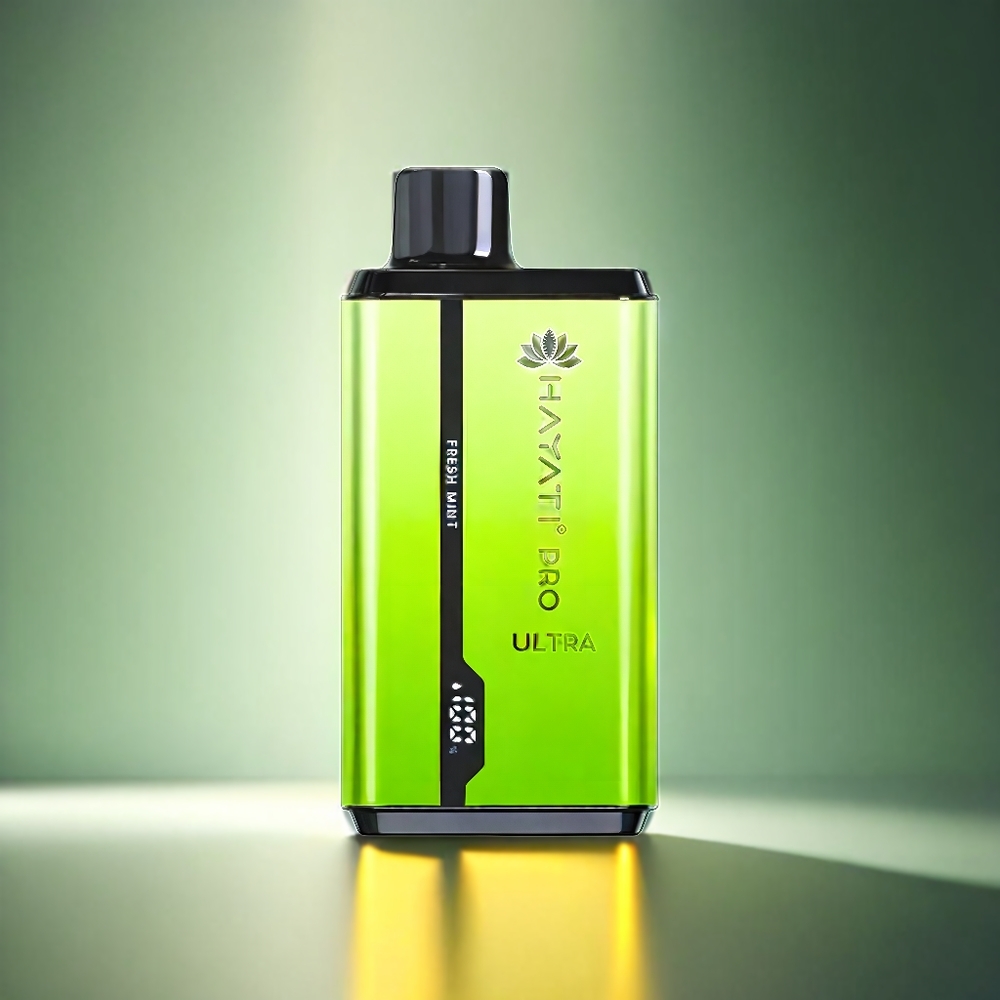Hayati Pro Ultra 15000 Puffs 850mAh 2 12ml 2% フレッシュミント ジャパン まとめ買い